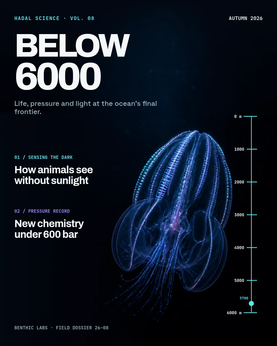Below 6000 science cover visual preview