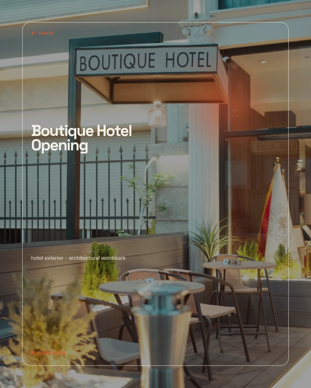 Boutique Hotel Opening visual preview