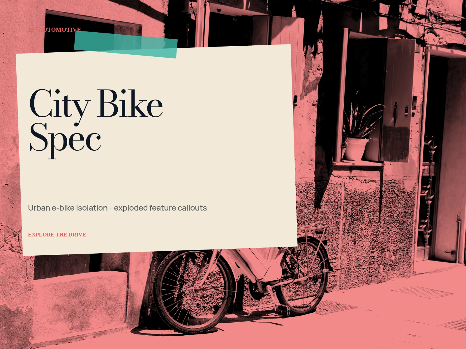 City Bike Spec Sheet visual preview