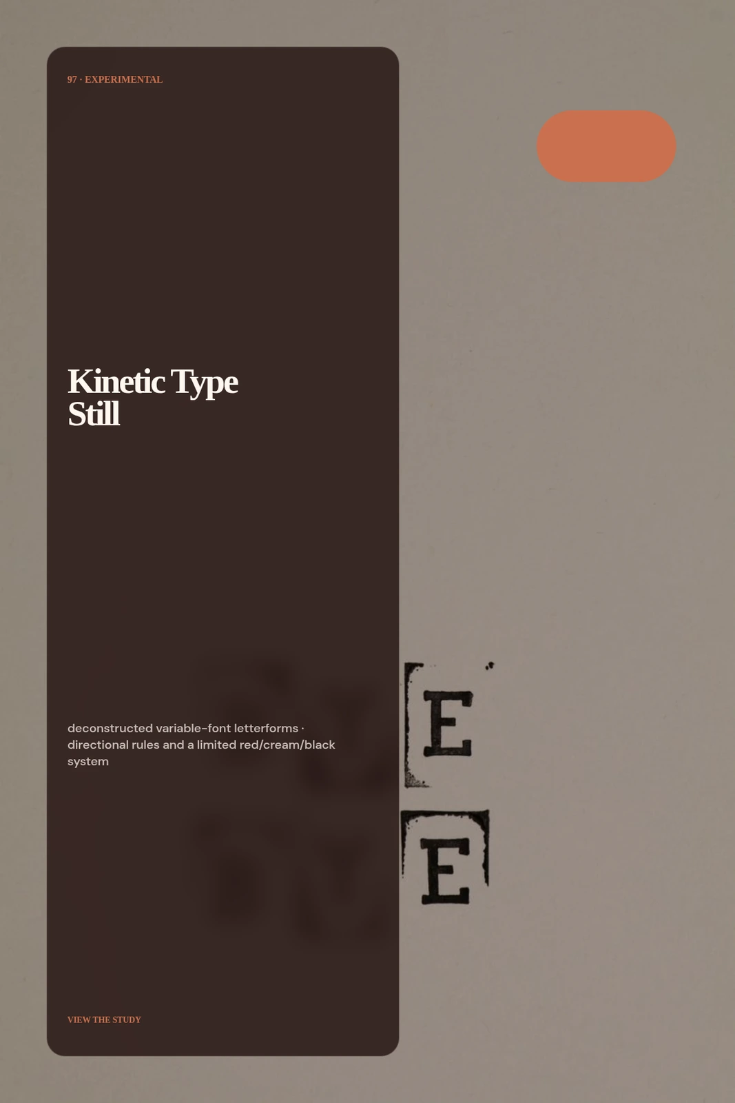 Kinetic Type Poster Still visual preview