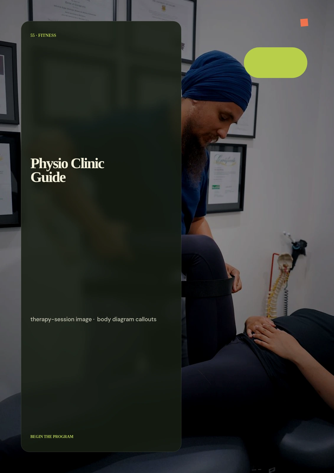 Physio Clinic Guide visual preview