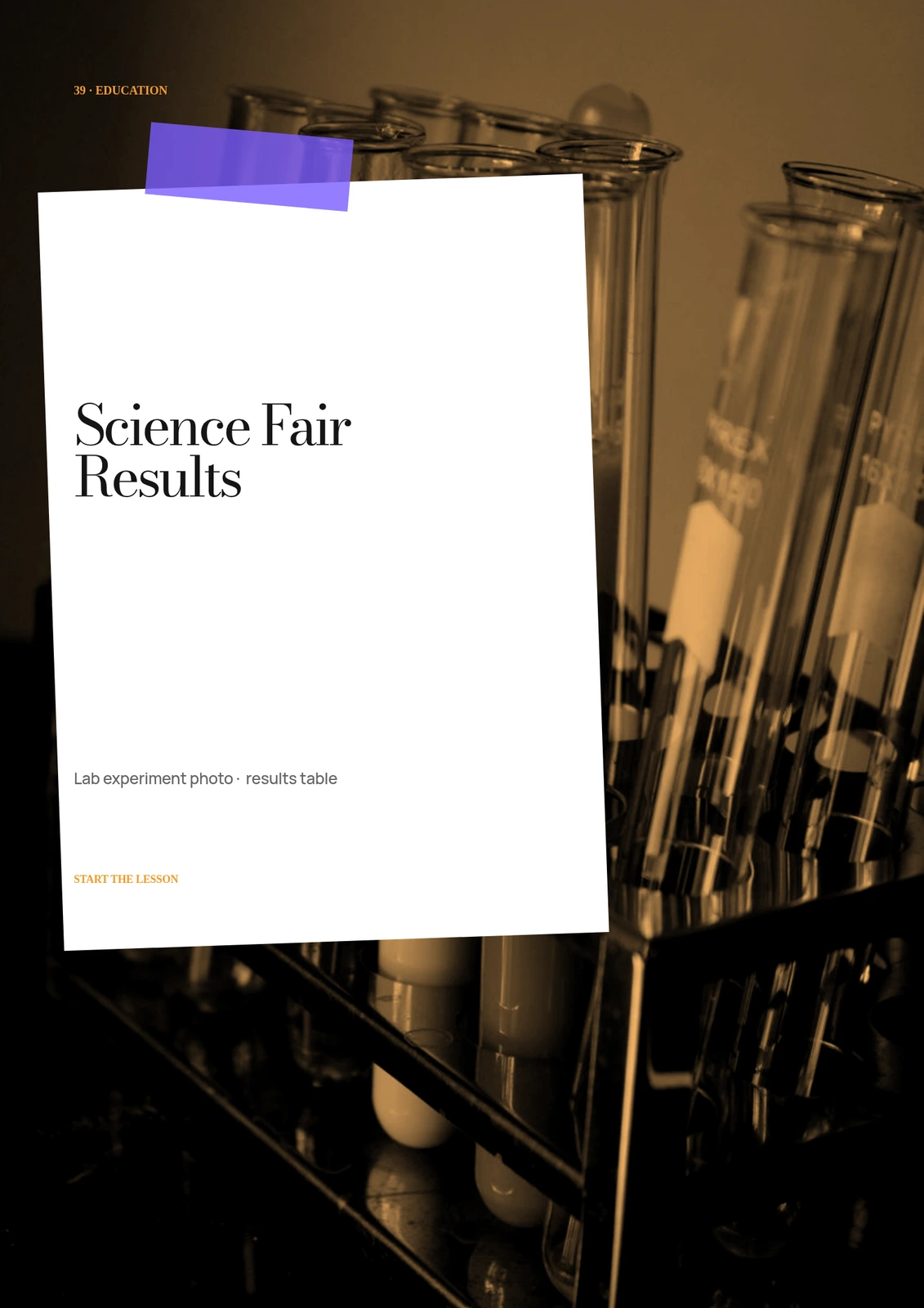 Science Fair Results visual preview