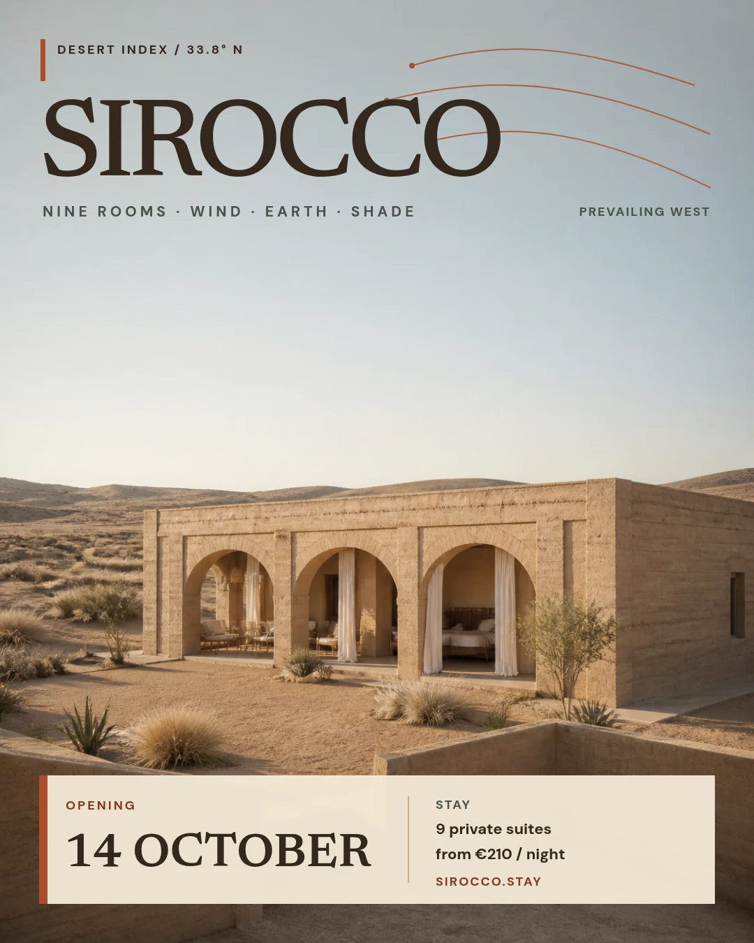 Sirocco desert lodge