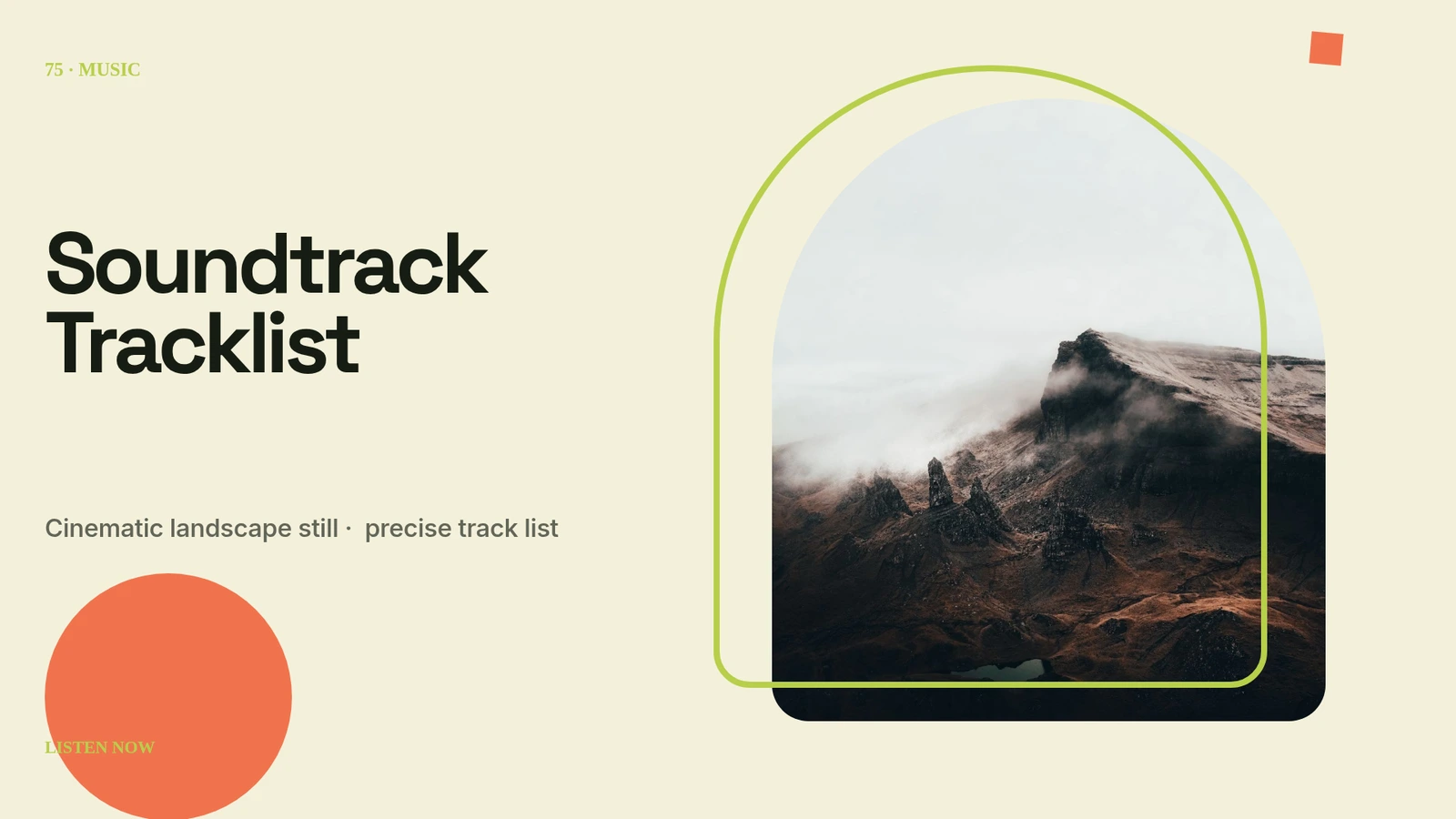 Soundtrack Tracklist visual preview