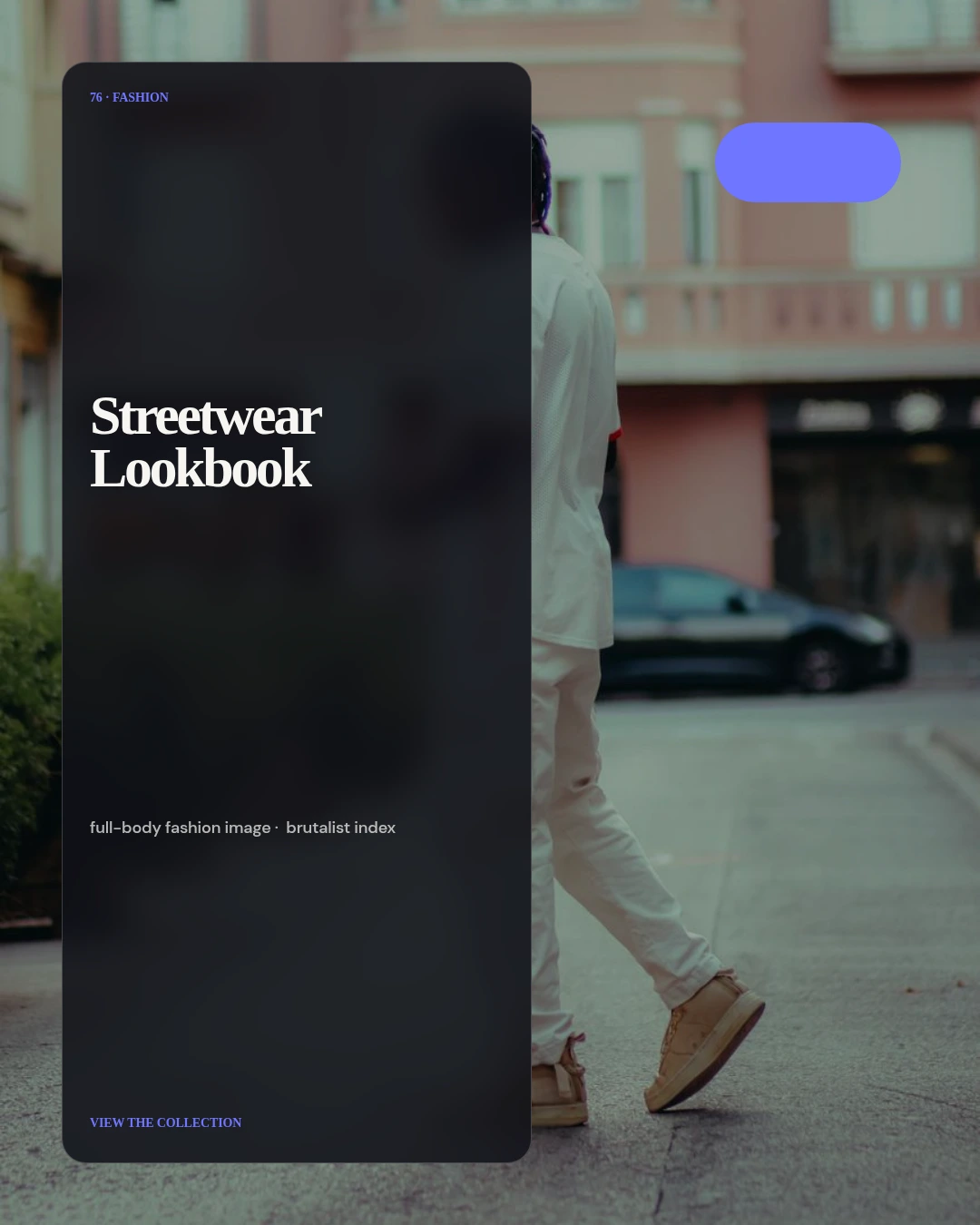 Streetwear Lookbook Cover visual preview