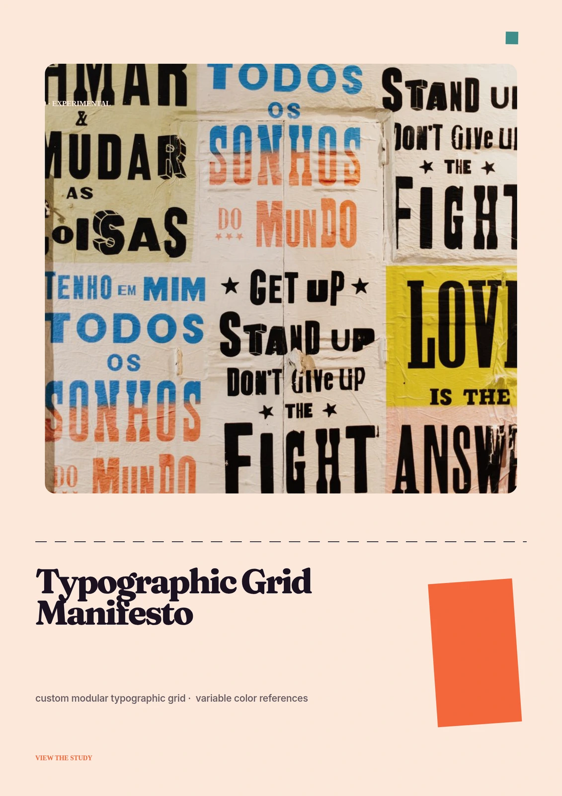 Typographic Grid Manifesto
